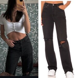 GRLFRND Bella Low Rise Boyfriend in Route 66 size 30 nwot